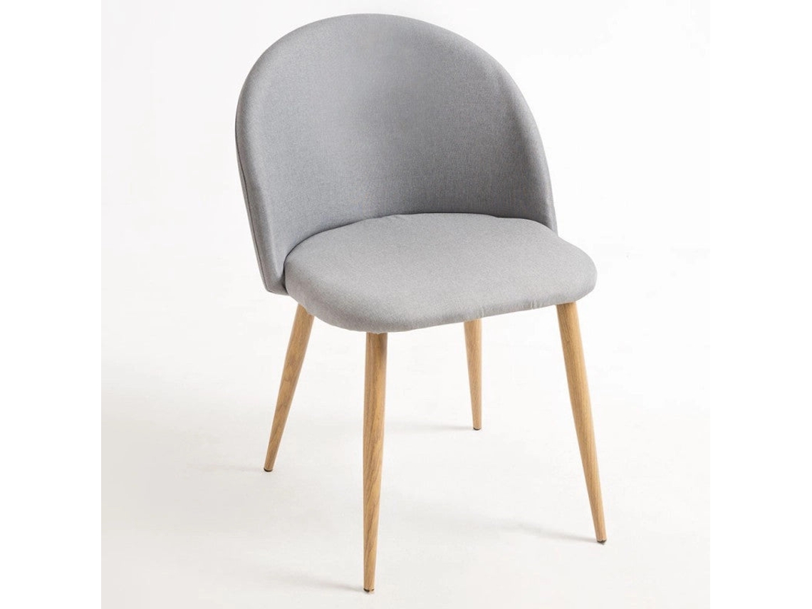 DUDECOR Silla Bristol Tela Gris