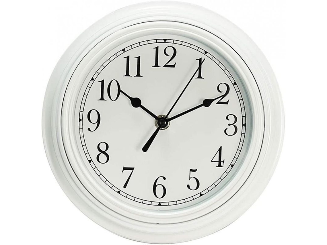 2026-reloj De Pared Silencioso Cocina 9 Pulgadas Retro Decorativo Dormitorio Oficina Hgl Blanco