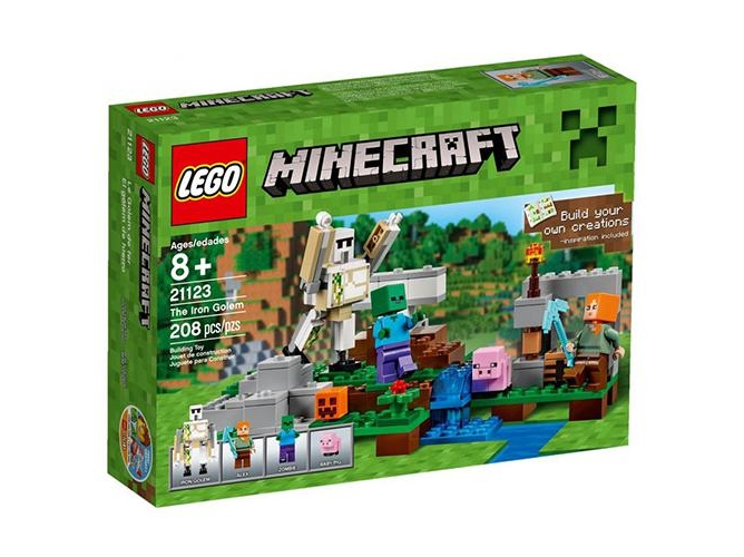 LEGO Minecraft: El Golem de Hierro 21123 (Edad Mínima: 8 - 208 Piezas)
