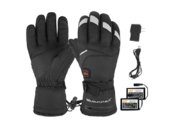 Guantes eléctricos calefactables recargables con 3 niveles de sensibilidad táctil.