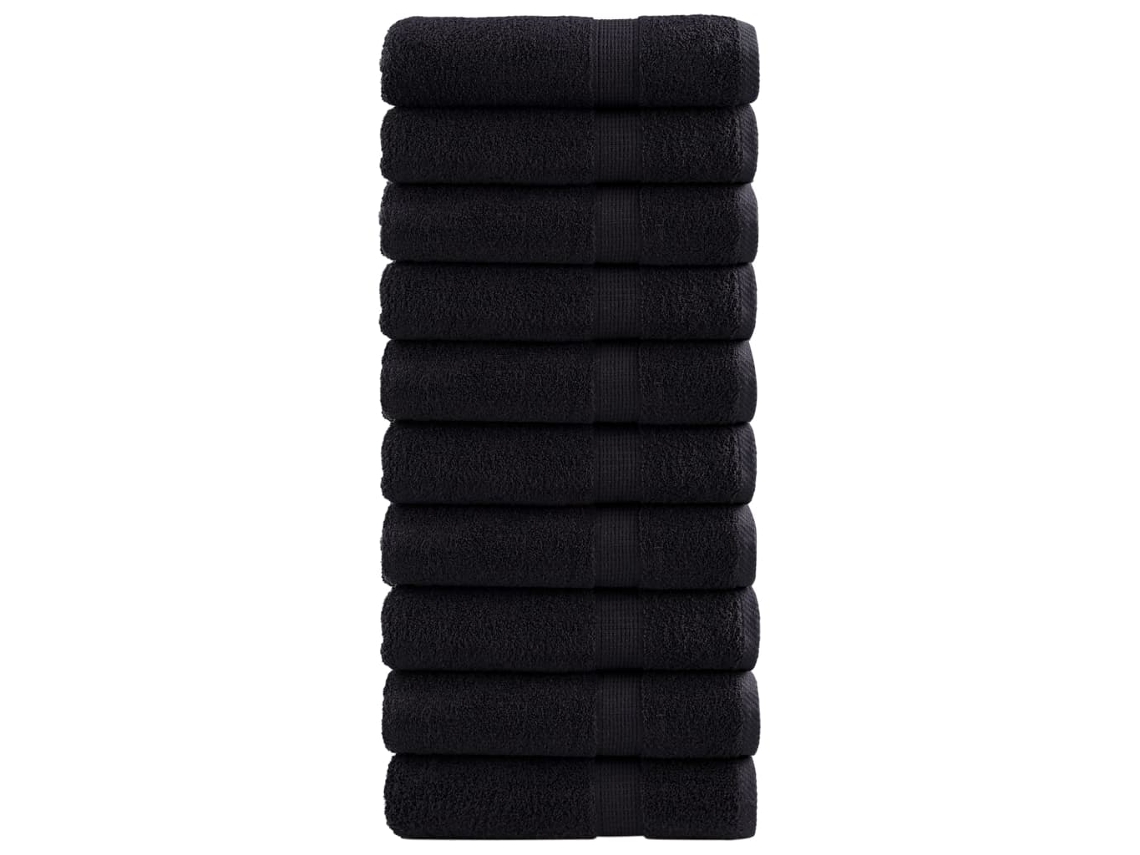 Toalla Lovely Home Mano Solund Gsm Negro (50x100)