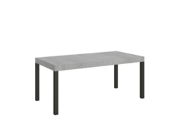 Mesa Extensible para Uso Diario 200/460x90 Cm Patas Hormigón Antracita Itamoby