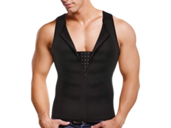 2026rebe-camiseta Compresiva Moldante Para Homens Com Fecho Controle De Abdômen Shapewear Slimming
