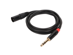 Cable TRS a XLR macho (flexible y antiinterferencias)