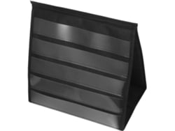 Soporte Para Tarjetas Solustre, Expositor De Tarjetas De Doble Cara Con 5 Bolsillos Grandes Por Lado Y Base Triangular,