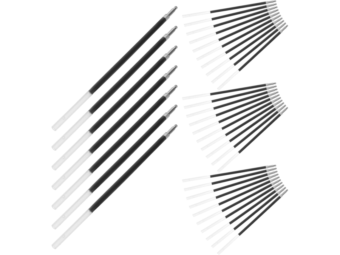 40 Recargas de Caneta Caneta com Tinta Preta para Marcador e Caneta Canetas