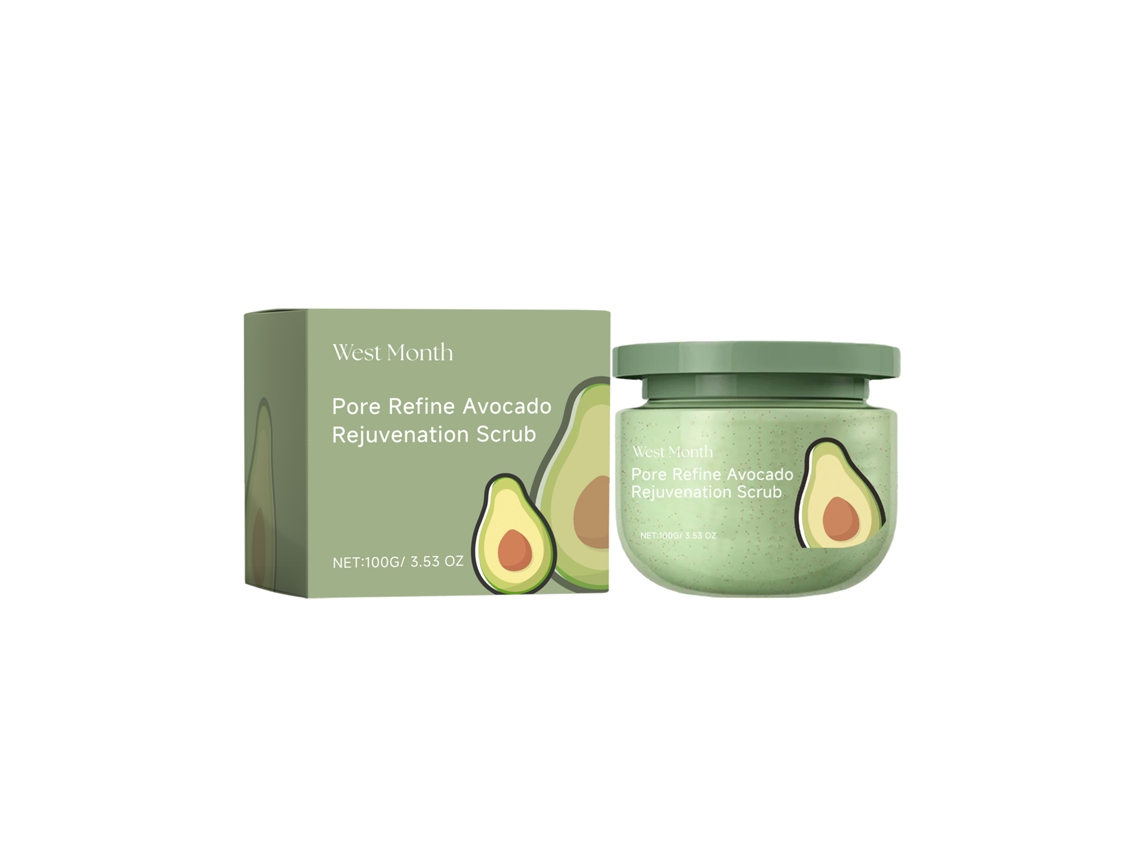 Gel exfoliante corporal de aguacate natural