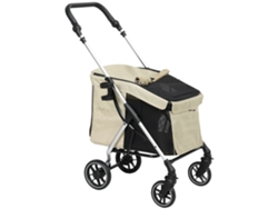 Cochecito De Aluminio, Capacidad De 10 Kg, Con Cojín, Color Caqui, Plegable.