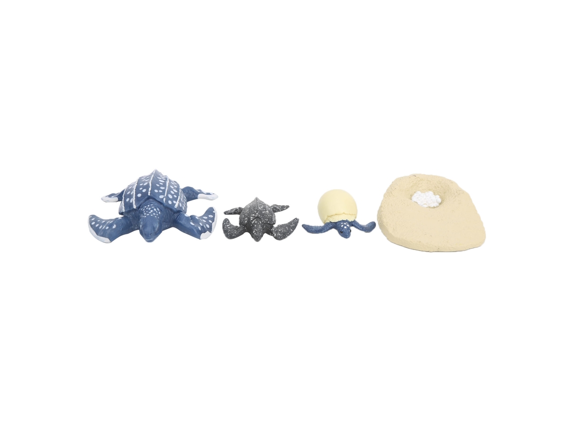 Modelo De Ciclo De Vida De Animais Marinhos Tartaruga Brinquedo Científico Infantil