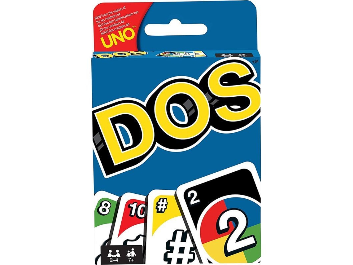 Juego De Cartas Familiar Dos, Del Creador De Uno, 108 Cartas, Regalo Ideal Para Mayores De 7 Años, Frm36