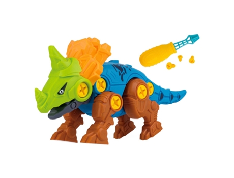 Combinación de Tornillo Y Tuerca Que Ensambla El Juguete Educativo Del Modelo Del Dinosaurio D