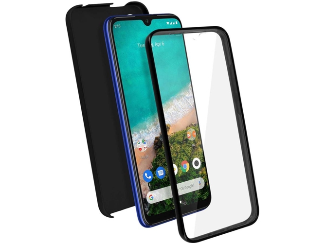 Carcasa 360º Xiaomi Mi A3 AVIZAR TPGLASS-BK-MIA3 Negro