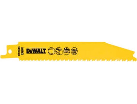 Láminas de Sierra Sabre DEWALT POWER-TOOLS 150mm x 1.4-3.35mm