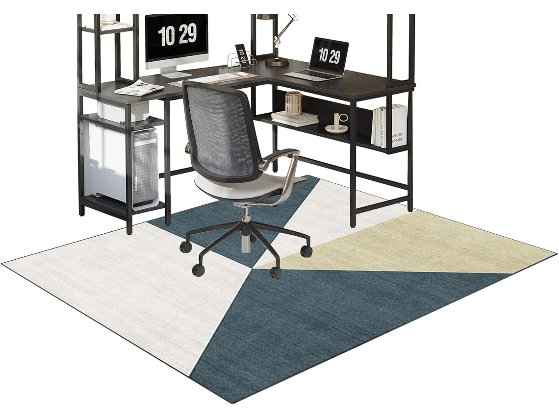 Alfombrilla protectora para suelos de parquet para gamers, 80 x 100 cm, Xunzheng