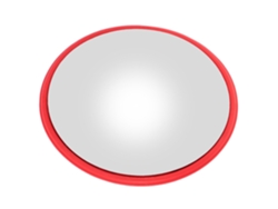 Espejo De Seguridad Convexo De Gran Angular De 30 Cm Con Revestimiento Antirreflejos.