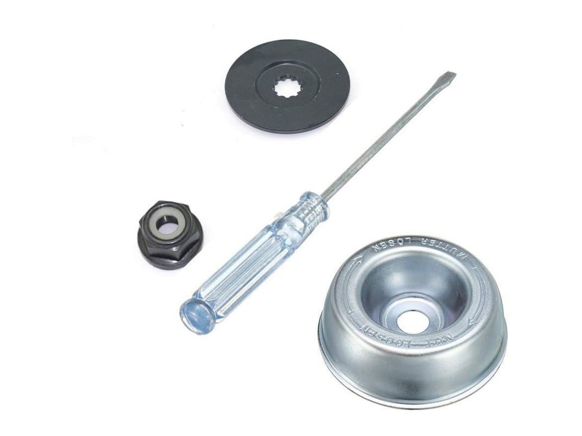 Kit Adaptador De Cuchillas Stihl Con Tornillo, Placa Y Tuerca Para Cortacéspedes Y Desbrozadoras Fs40c, Fs55r Y Fs56r.