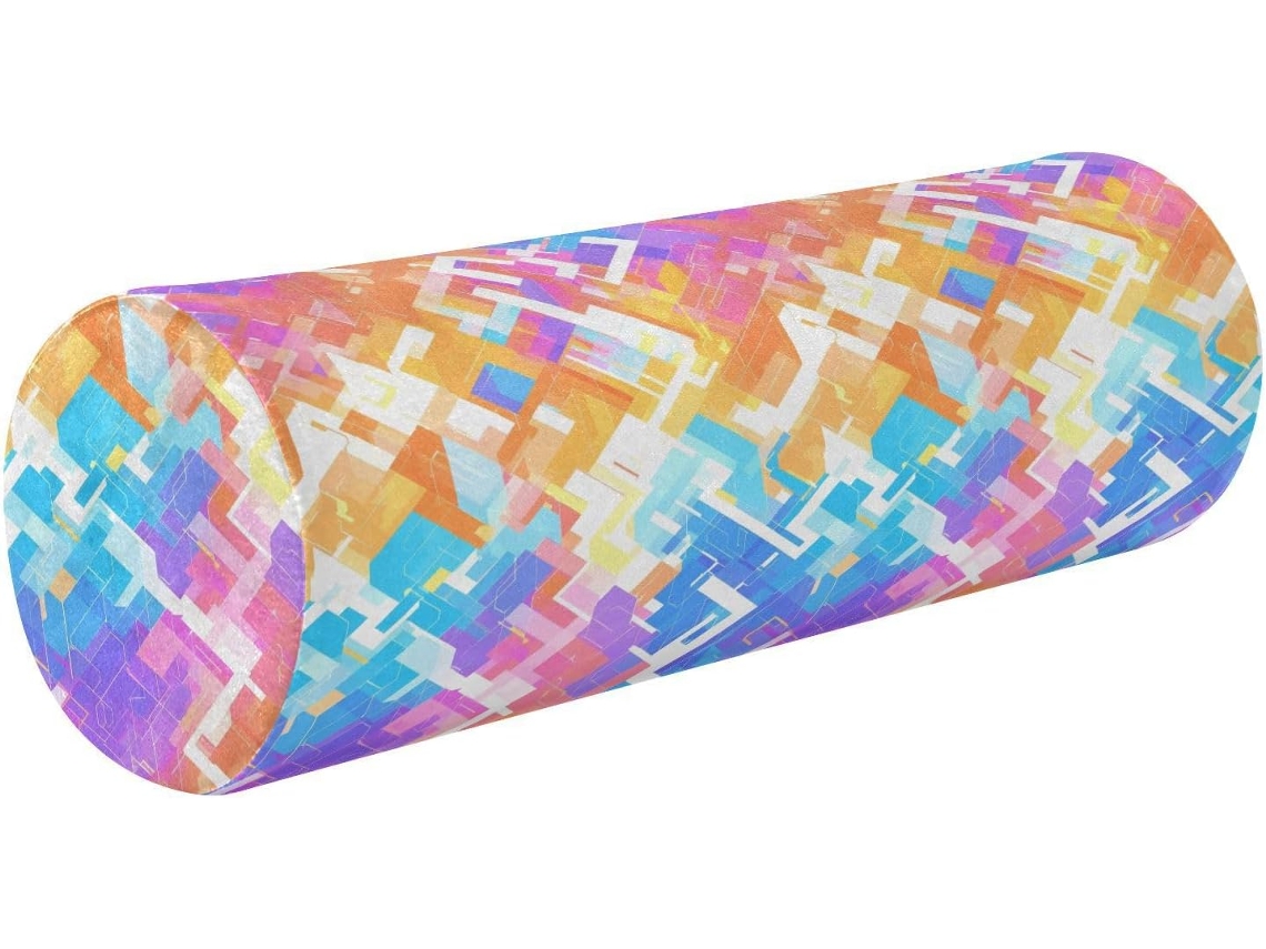 Almohada Frodotgv Redonda Cilíndrica (poliéster) (espuma Viscoelástica). Espuma Viscoelástica Soporte, Soporte