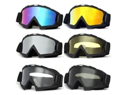 Gafas De Esquí Unisex Coloridas Para Adultos Para Usar Sobre Gafas Graduadas Antivaho Resistentes Al Viento Con Protección Uv Para Ciclismo Y Nieve