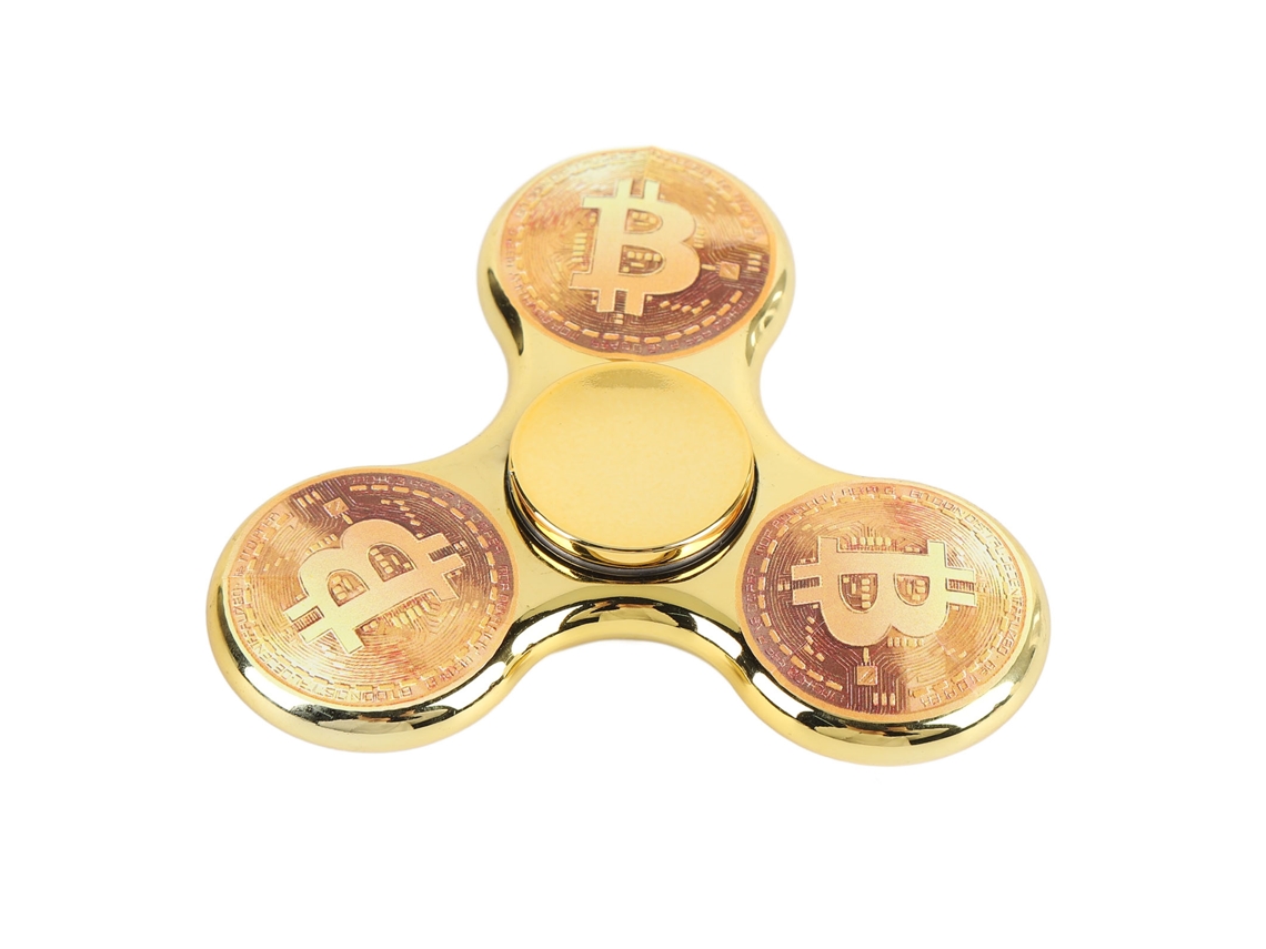 Spinner Giratorio De Abs Galvanizado Dorado De Alta Calidad, Juguete Sensorial Para Adultos Y Niños, Ideal Como Premio En El Aula.