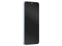 Pantalla Full AMOLED de Samsung para el paquete de servicio del Galaxy S25 Plus con chasis azul claro.