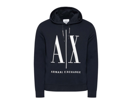Sudadera ARMANI EXCHANGE Algodón Hombre (S - Azul)