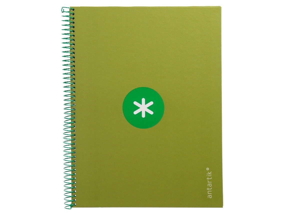 Cuaderno LIDERPAPEL Série Antartik 90g/m² verde, horizontal (A4)