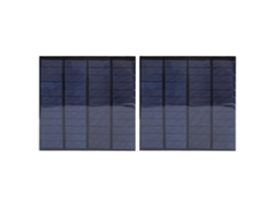 2 Piezas Módulo Solar Mini Con Cable 1m Batería Manual Suministros Dc 12v 150ma Panel Polisilicio Epoxi Portátil