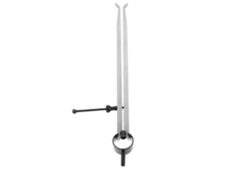 Calibrador Interno Circular De 300 Mm Con Resorte, De Metal Resistente.