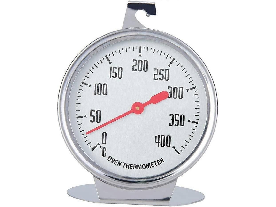 Termómetro para horno, acero inoxidable con lectura instantánea para controlar la temperatura del horno y la parrilla. Termómetro de cocina. GOKOCO