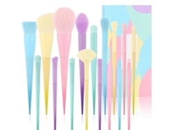 Juego de 17 brochas de maquillaje Rosewell para rubor, corrector y sombra de ojos