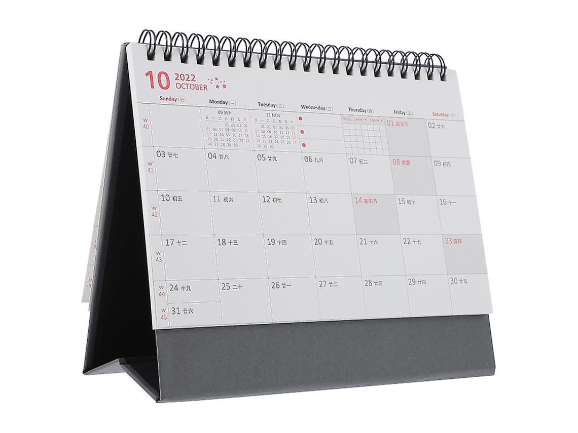 El nuevo calendario de mesa especial de 1 pieza ALLINLESS