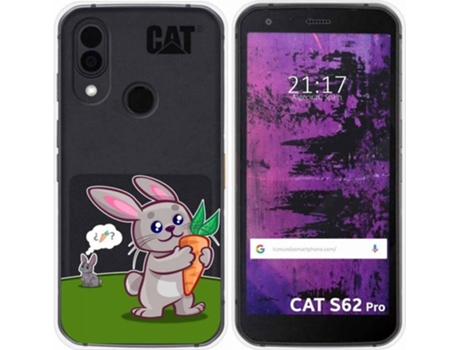 Carcasa CAT S62 Pro TUMUNDOSMARTPHONE Conejo Multicolor