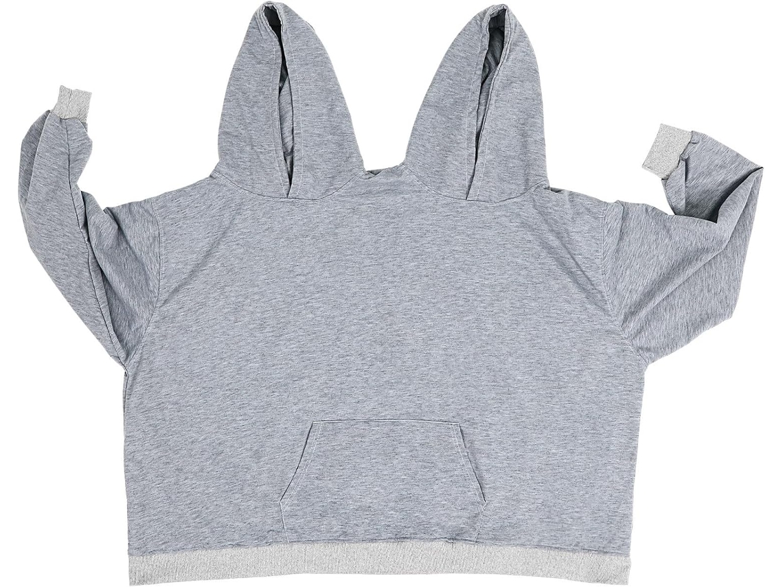 Sudadera cómoda de doble capa extragrande para parejas