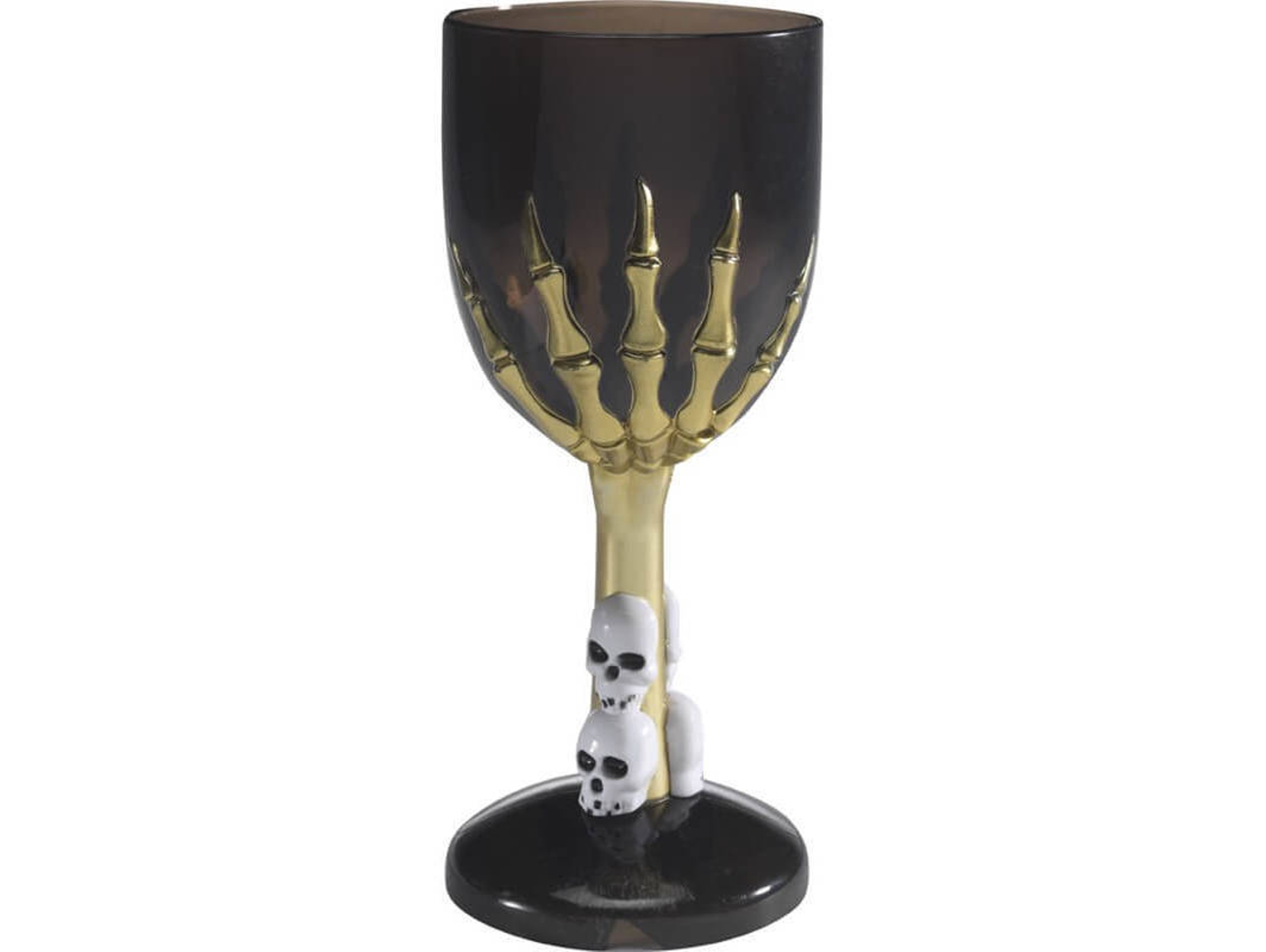 Decoraciones de Halloween DISFRAZZES Copa de Esqueleto Negra