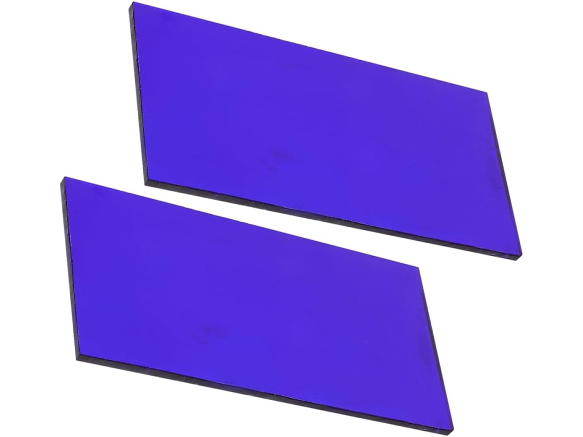 2 Placas Azul Cobalto Para Experimentos De Reacción De Color De Llama, Accesorios Compatibles
