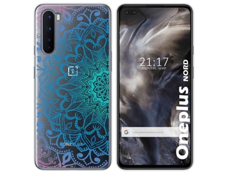 Carcasa OnePlus Nord TUMUNDOSMARTPHONE Dibujos Transparente Multicolor