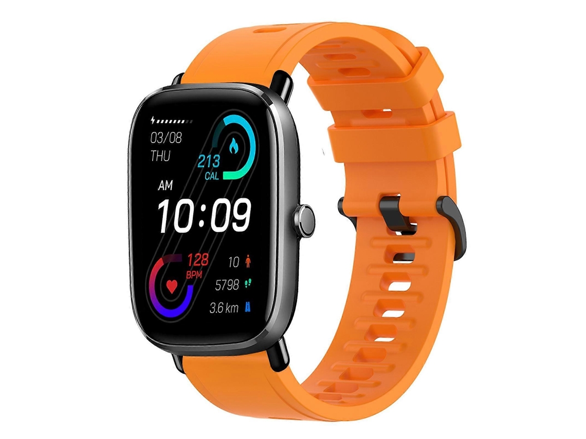 Pulsera de silicona suave de color sólido de 20 mm para Amazfit GTS 2