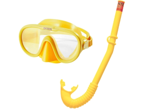 Kit de Buceo INTEX Adventure (Amarillo - PVC)