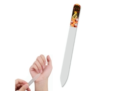Papel de lija de vidrio 3D, superficie grabada de doble cara, herramientas para manicura y pedicura para el cuidado de uñas NEVEANCE
