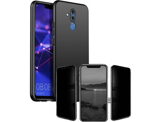 Kit Carcasa y Protector Privacy Huawei Mate 20 Lite SlimShield Negro
