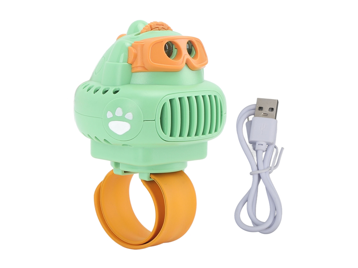 Ventilador Portátil Pulse Con Proyección De Dinosaurio, Proyección Dinámica, 3 Velocidades, Recargable Por Usb.