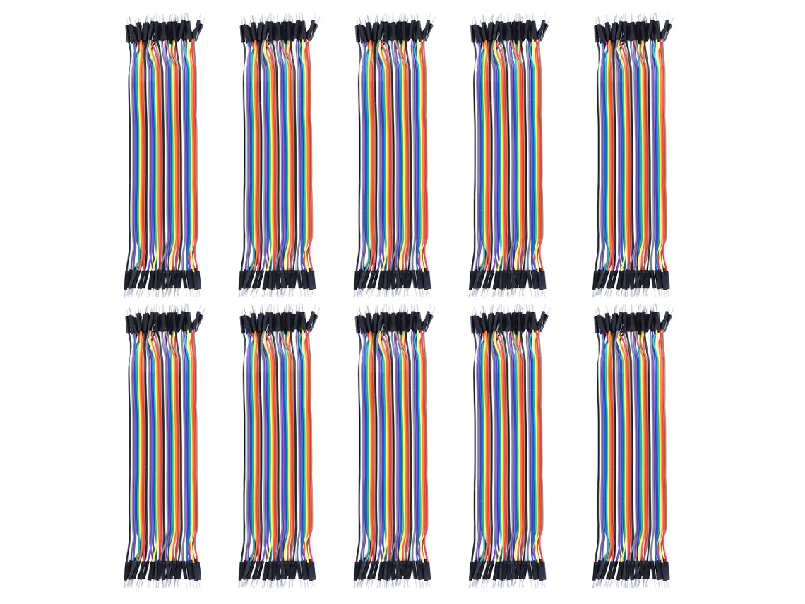 Yncm2026-10pcs Cable De Salto Macho A Macho Plástico 2.54mm Para Electrónica De Consumo