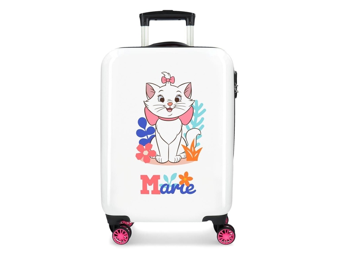 Maleta de Cabina DISNEY Aristocats Marie (Abs - Blanco - 38 x 55 x 20 cm)