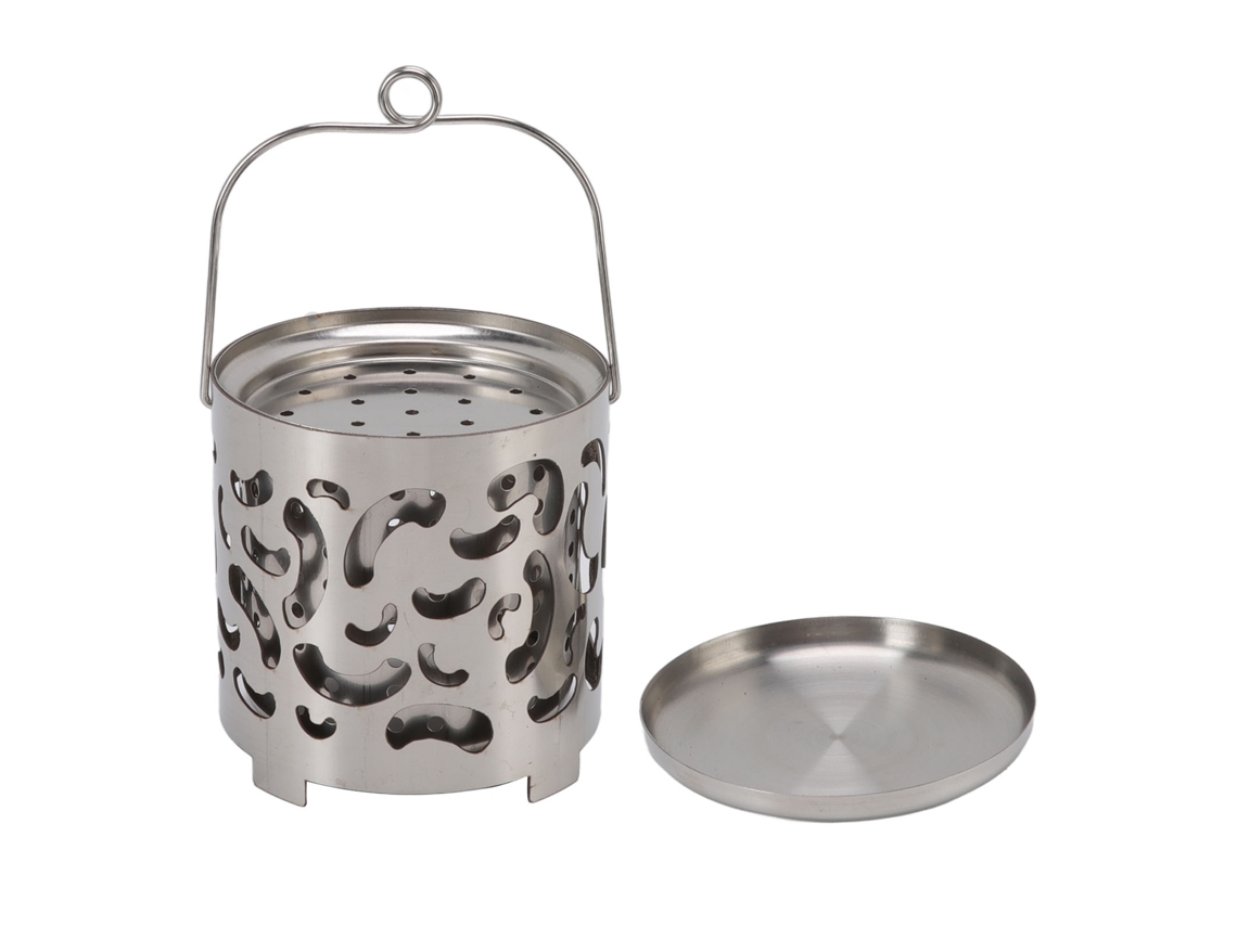 Mini Calentador Portátil De Acero Inoxidable Para Camping, Ideal Para Uso Al Aire Libre En Invierno.