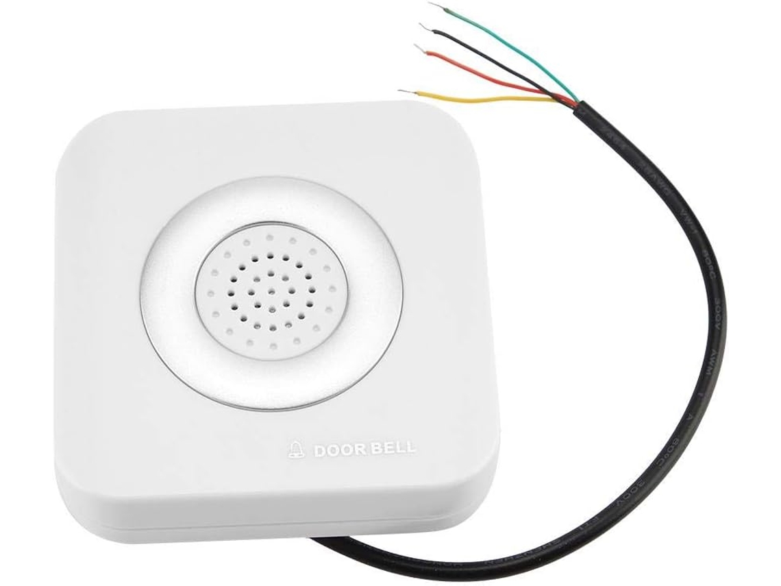 Timbre con cable para seguridad del hogar, alarma de puerta impermeable con sonido claro y Ding Dong, sistema de timbre con cable fácil de usar con