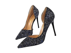 2026-zapatos De Tacón Bajo Para Mujer Con Punta Clavada Suela De Caucho Material Pu Y Gamuza Para Ocasiones Varias