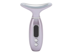 Masajeador de belleza facial con múltiples niveles de vibración Activación de la piel Batería de litio recargable para rostro y cuello Púrpura Yemaesre
