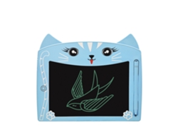Tableta LCD de 8 pulgadas para dibujar y escribir, con diseño de gatito. Portátil, con bloqueo de borrado.