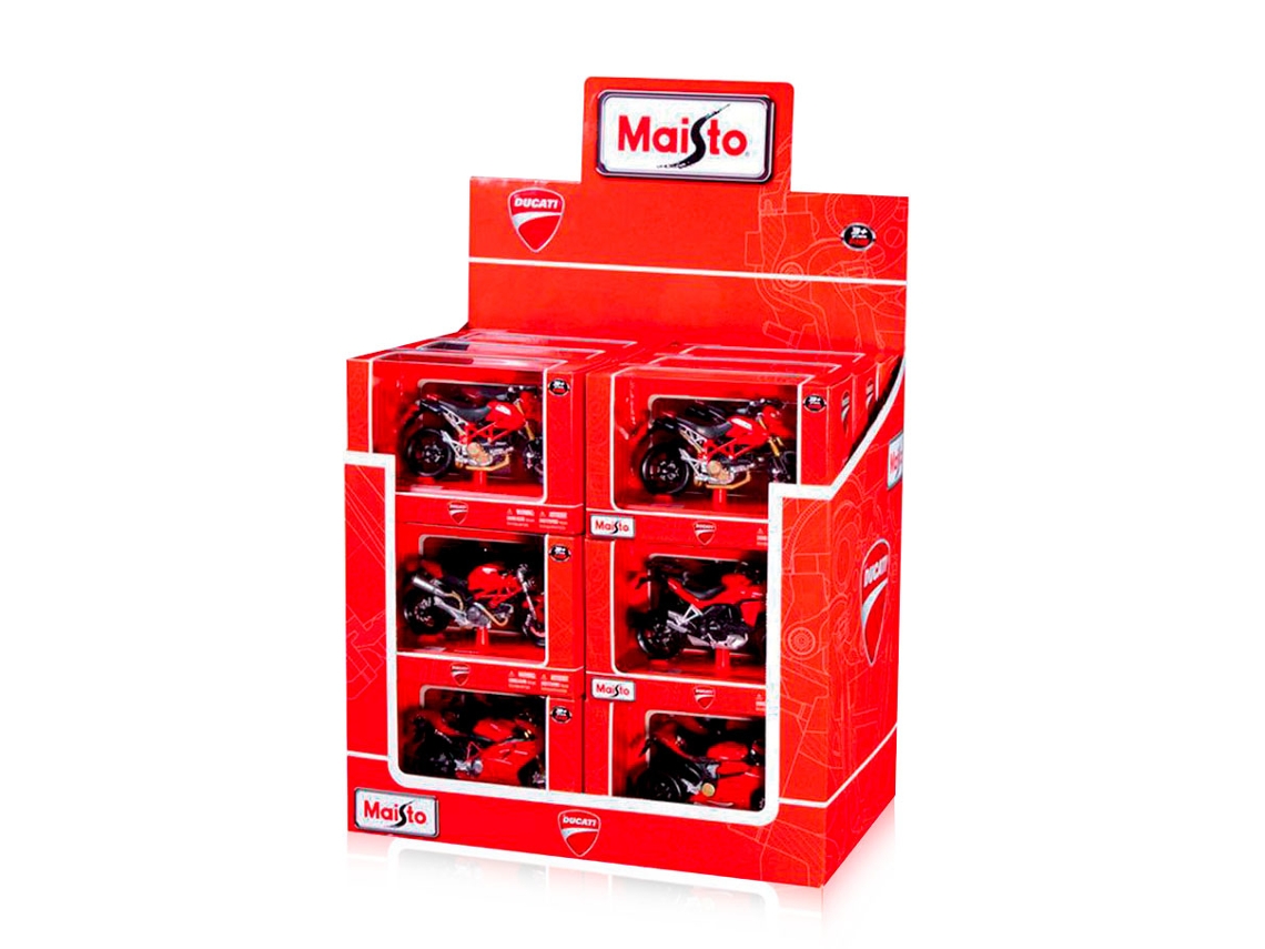 Maqueta de moto deportiva MAISTO (3 anos)