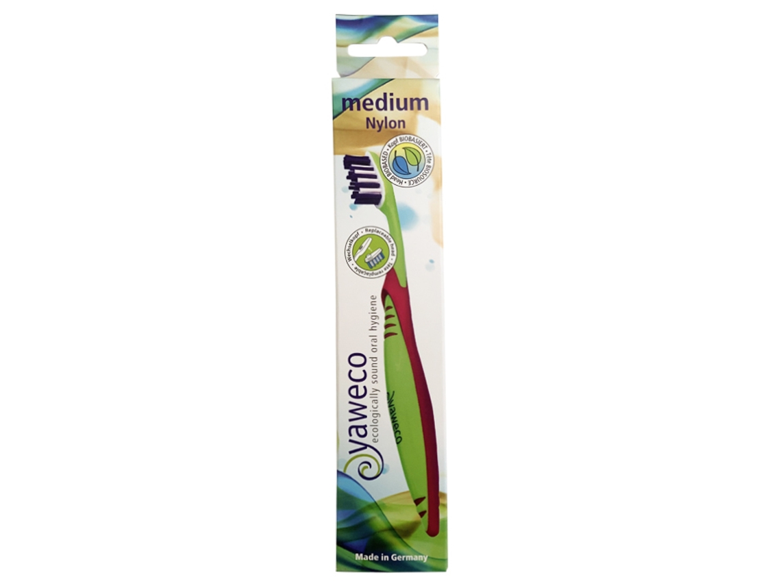 Cepillo Dental Nylon Media Yaweco